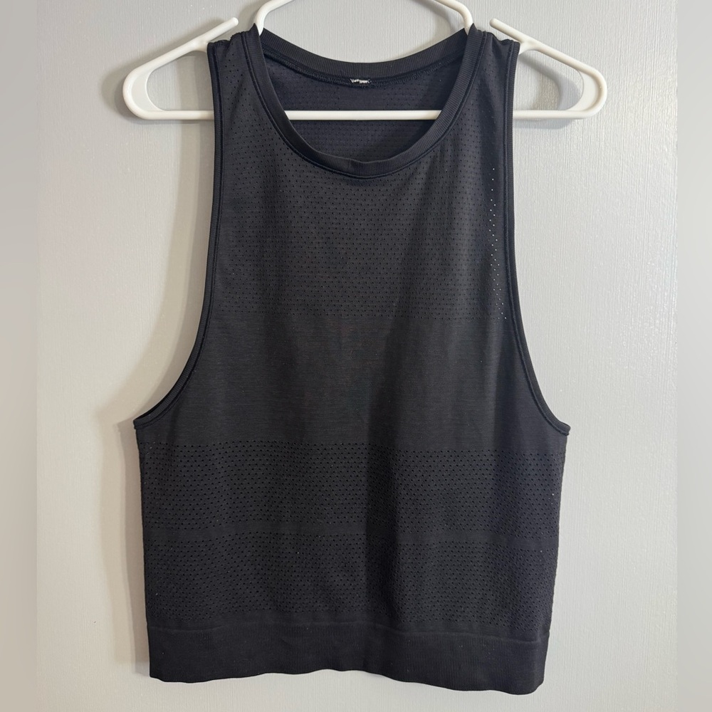 Lululemon‎ Athletica Black Sleeveless Active Yoga Top Size 2